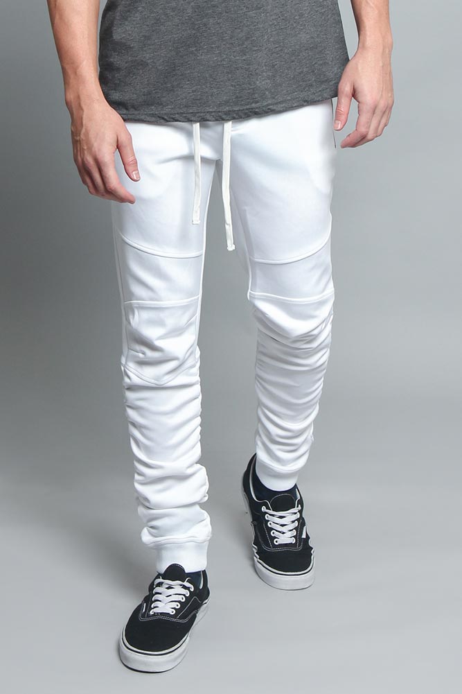 Scrunched Skinny Fit Track Pants