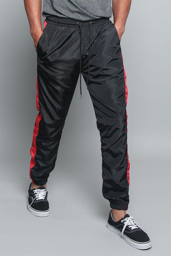 Striped Windbreaker Track Pants