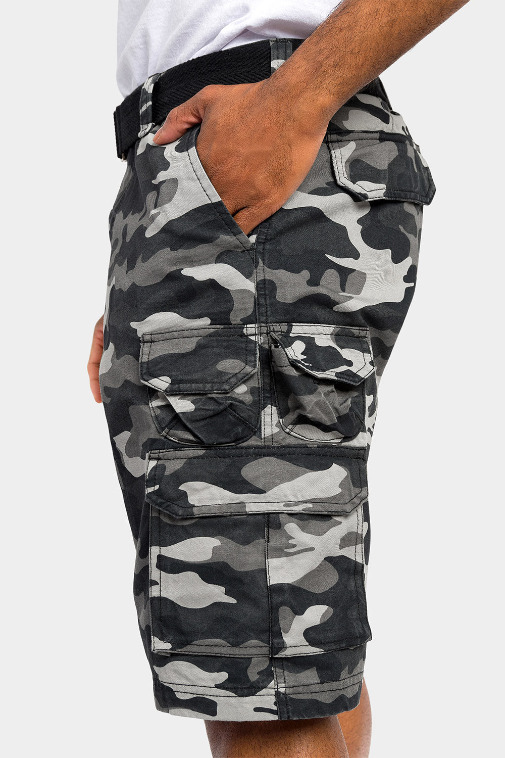 Essential Camo Relaxed Fit Chino Cargo Shorts