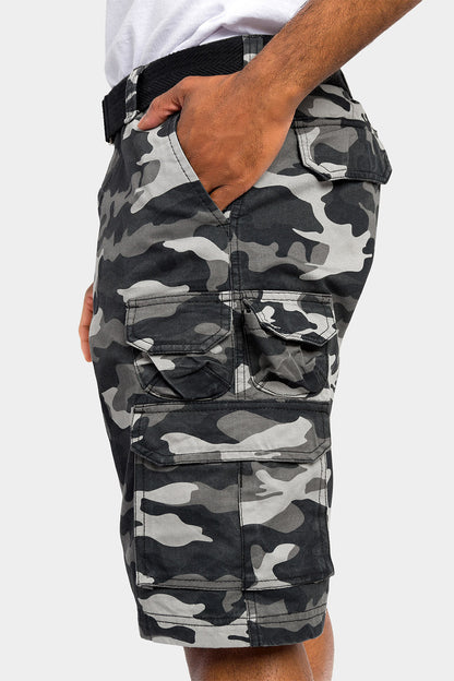 Essential Camo Relaxed Fit Chino Cargo Shorts