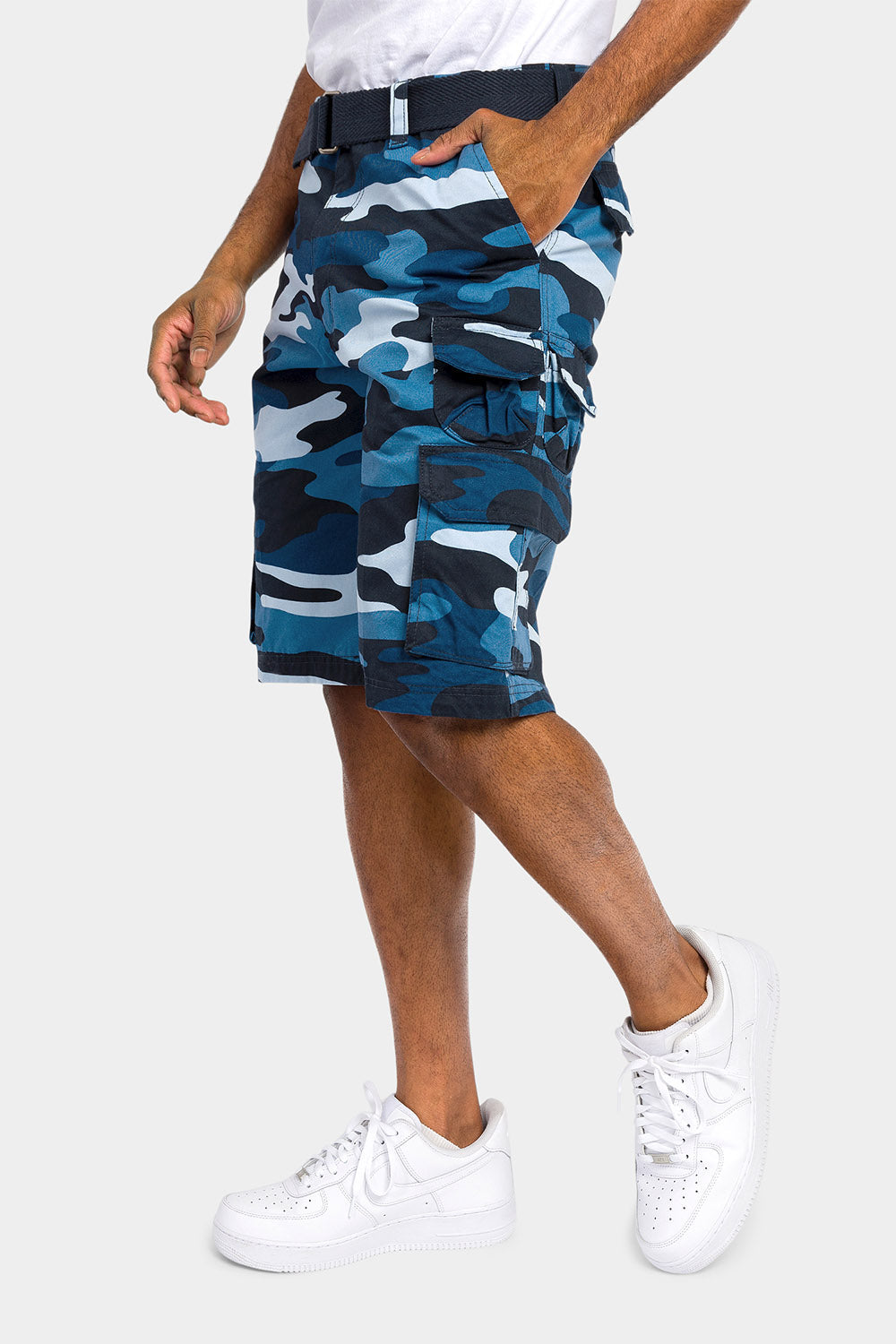 Essential Camo Relaxed Fit Chino Cargo Shorts