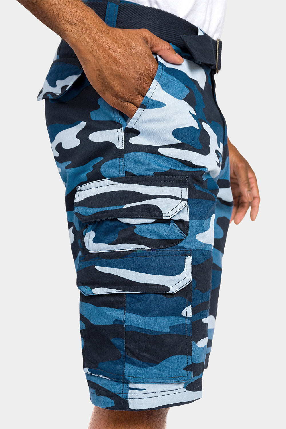 Essential Camo Relaxed Fit Chino Cargo Shorts