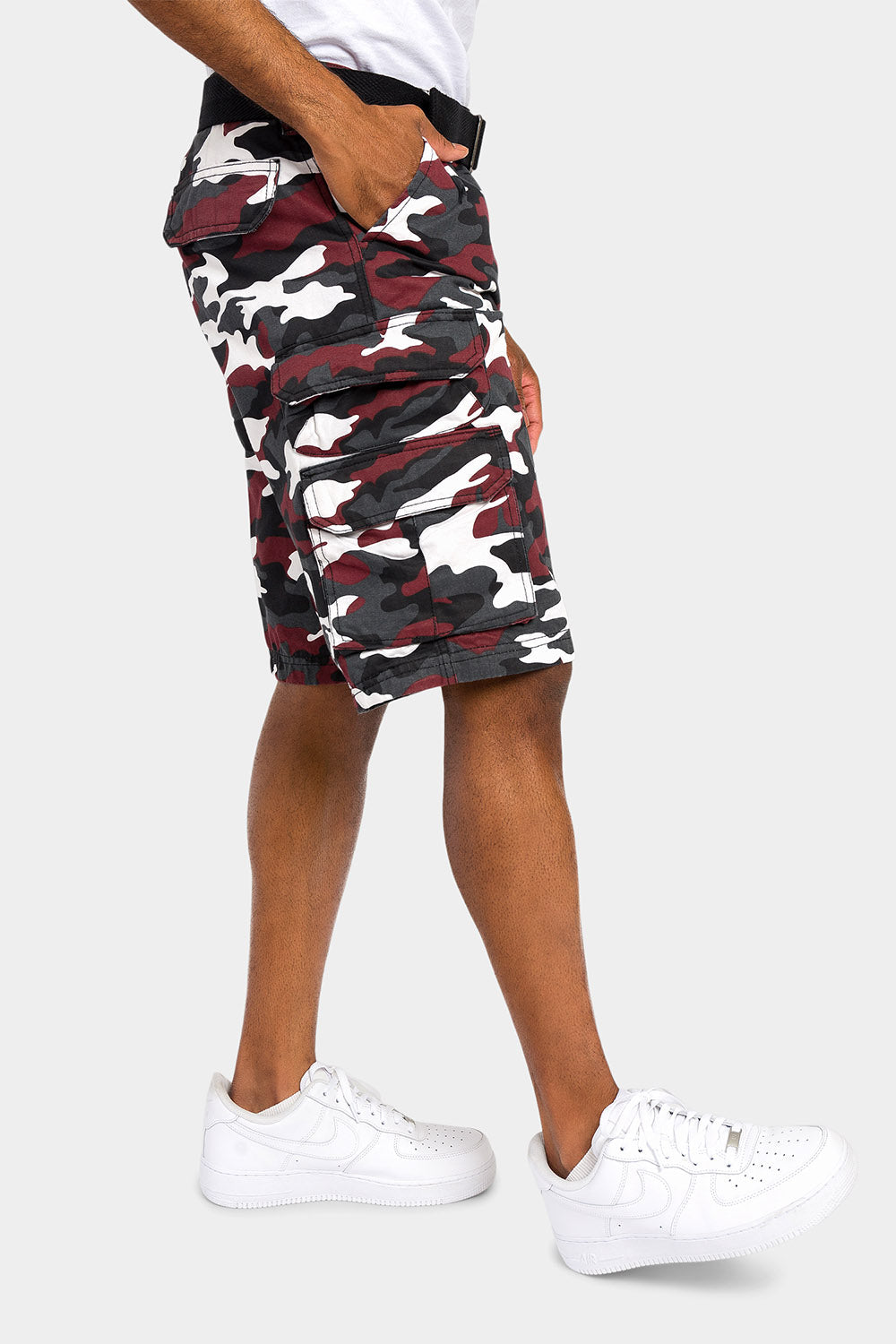 Essential Camo Relaxed Fit Chino Cargo Shorts