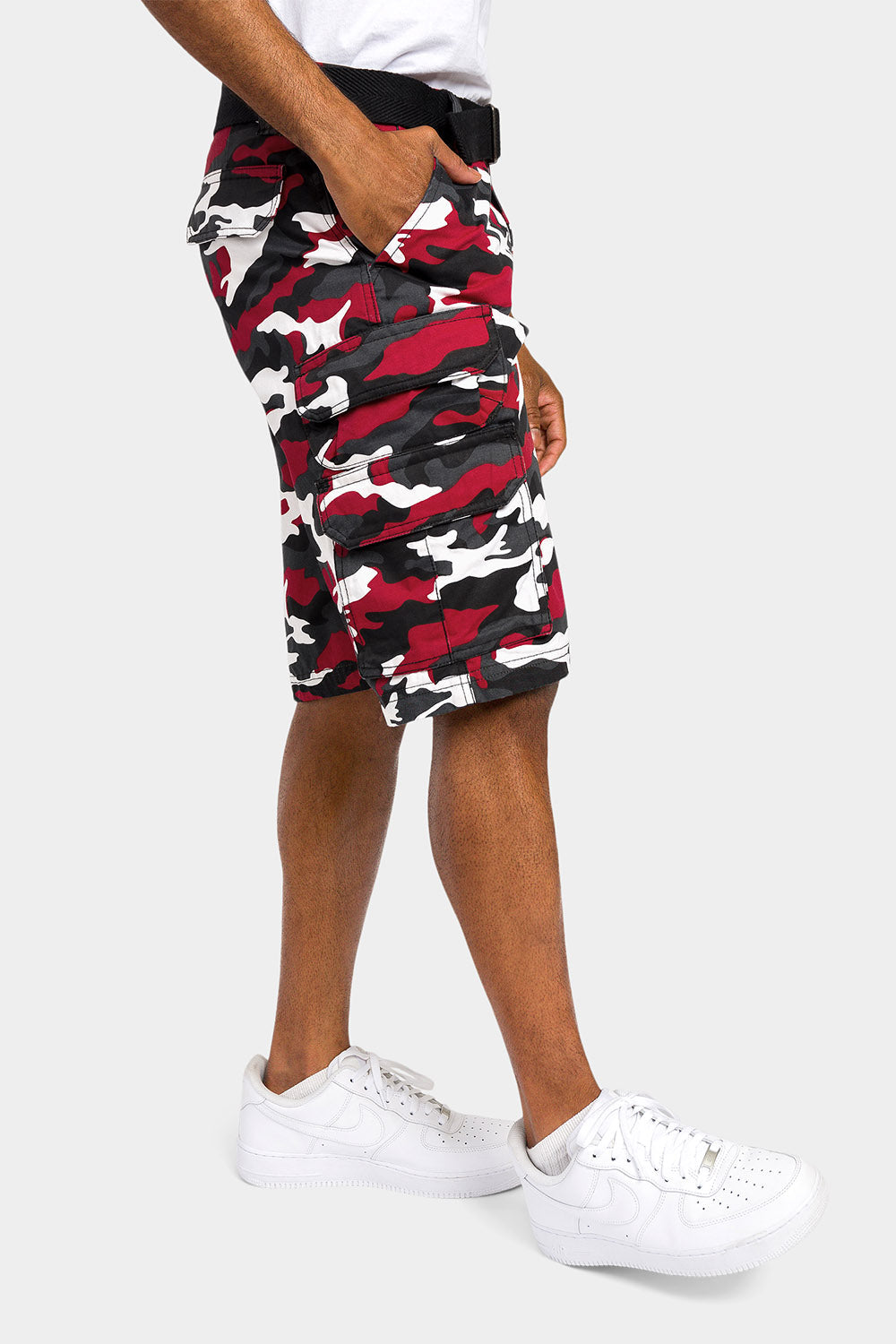 Essential Camo Relaxed Fit Chino Cargo Shorts
