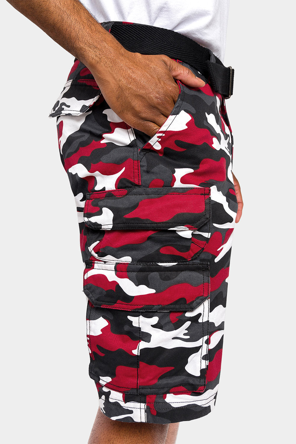 Essential Camo Relaxed Fit Chino Cargo Shorts