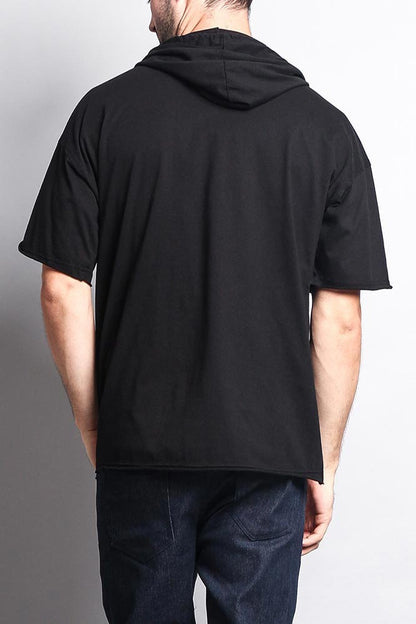 Men's Over Sized Hooded T-Shirt