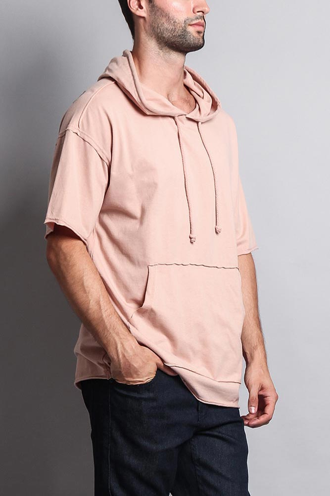 Men's Over Sized Hooded T-Shirt