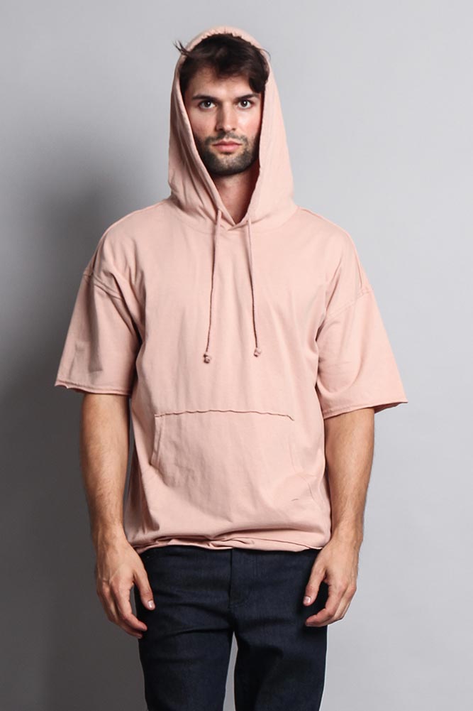 Men's Over Sized Hooded T-Shirt