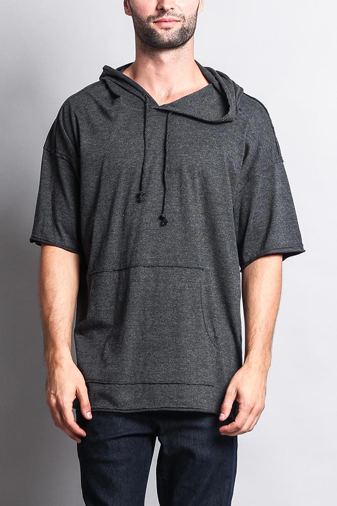 Men's Over Sized Hooded T-Shirt