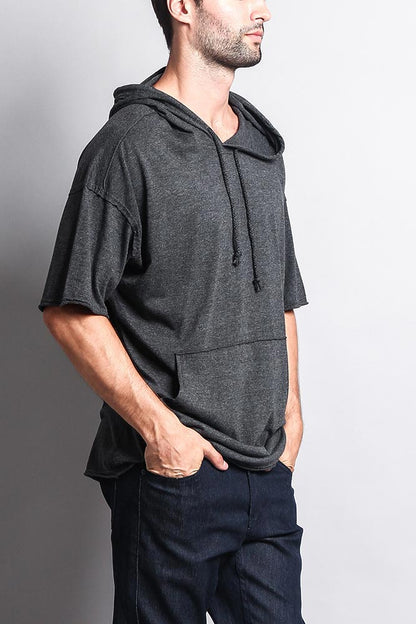 Men's Over Sized Hooded T-Shirt