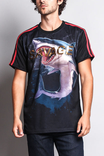 Men's Savage Shark T-Shirt