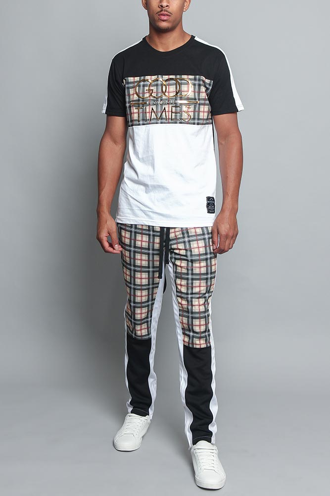 Plaid Good Times Set
