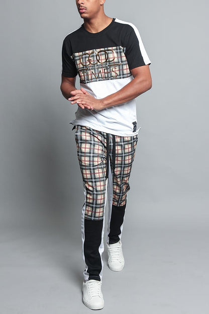 Plaid Good Times Set