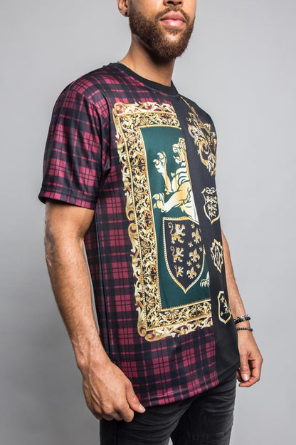Plaid Mix Print T-Shirt
