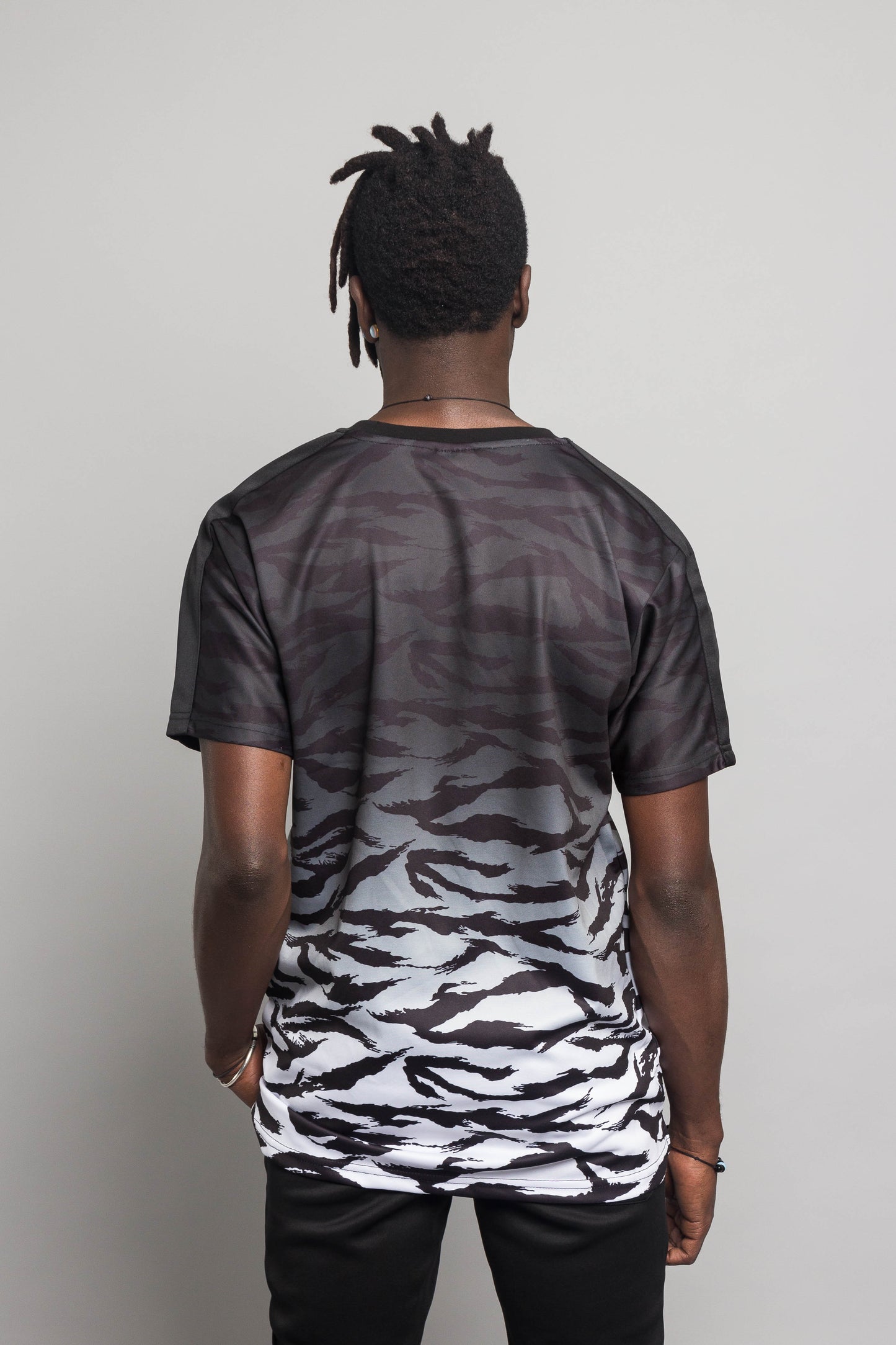 Dip Dye Gradient Tiger T-Shirt