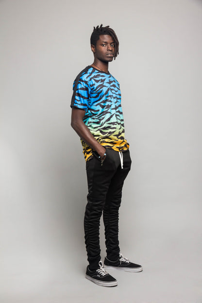 Dip Dye Gradient Tiger T-Shirt