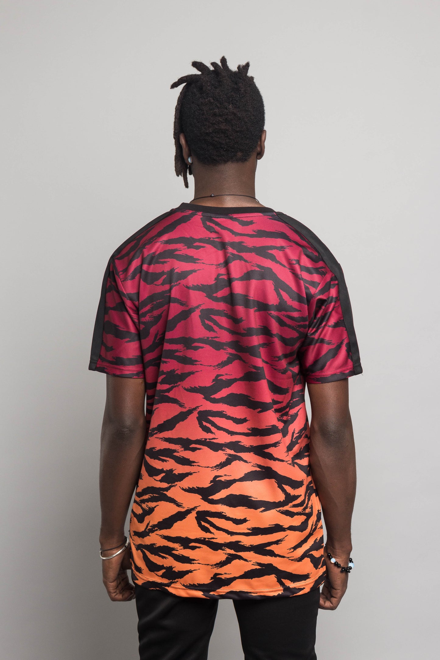 Dip Dye Gradient Tiger T-Shirt
