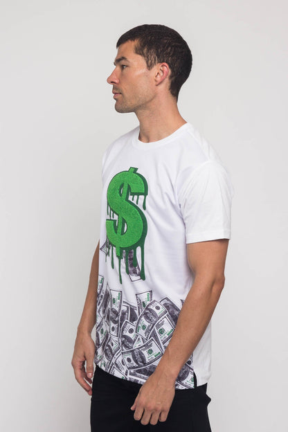 Chenille Dollar Sign T-Shirt