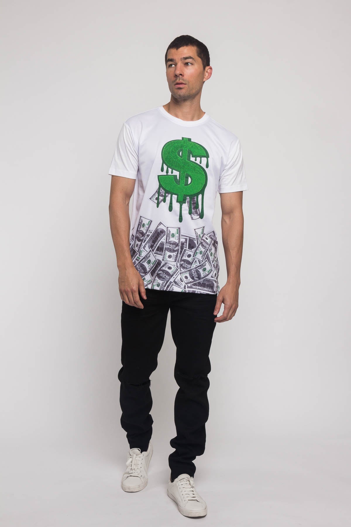 Chenille Dollar Sign T-Shirt