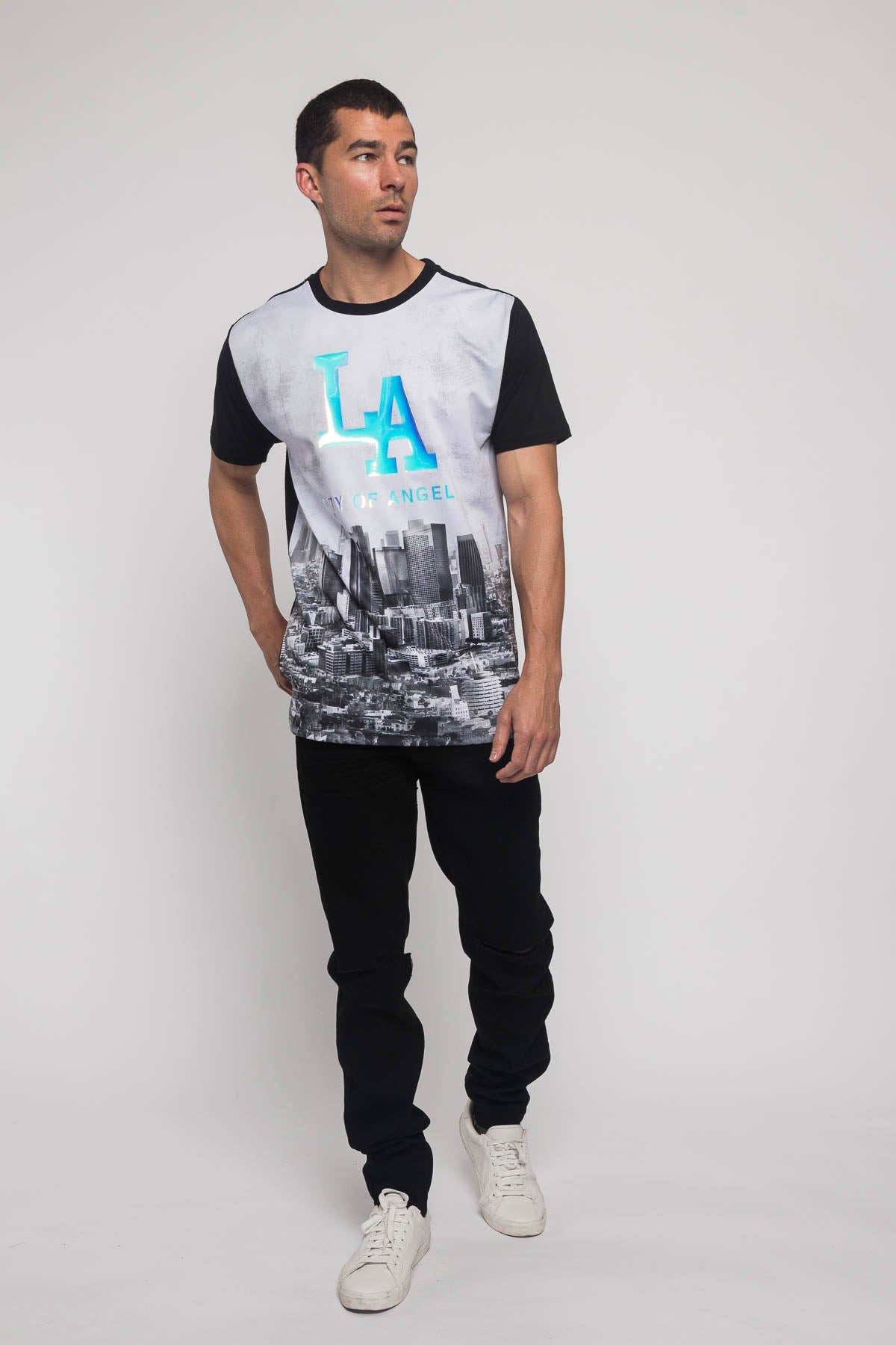 Iridescent Los Angeles City T-Shirt