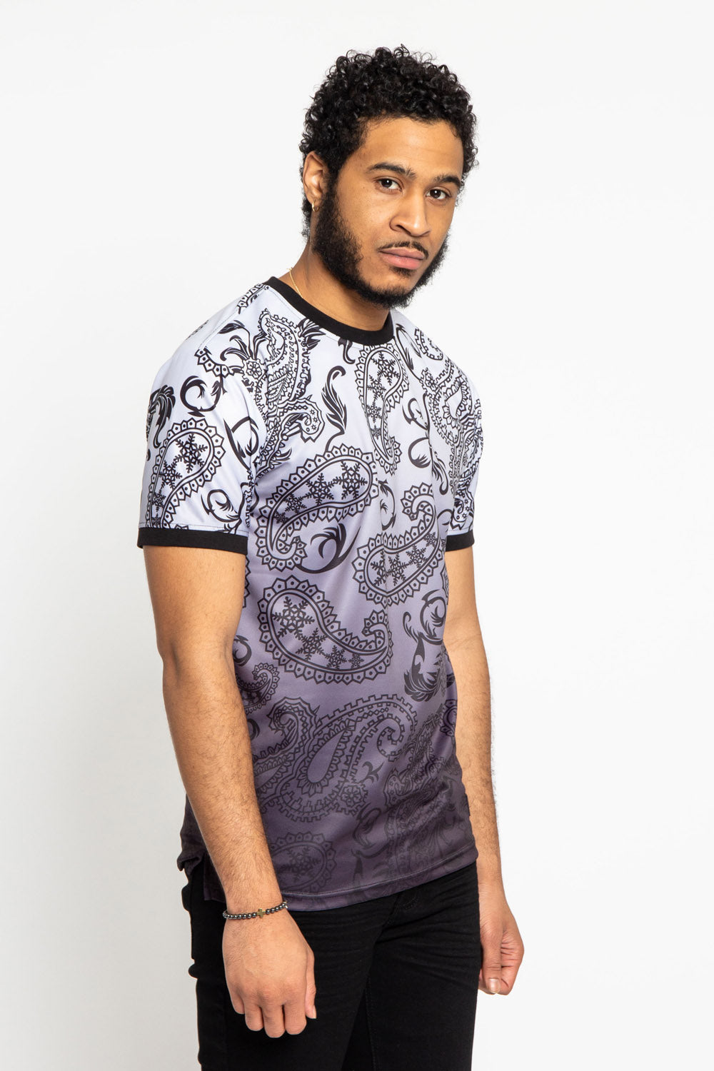 Paisley Gradient Ombre T-Shirt