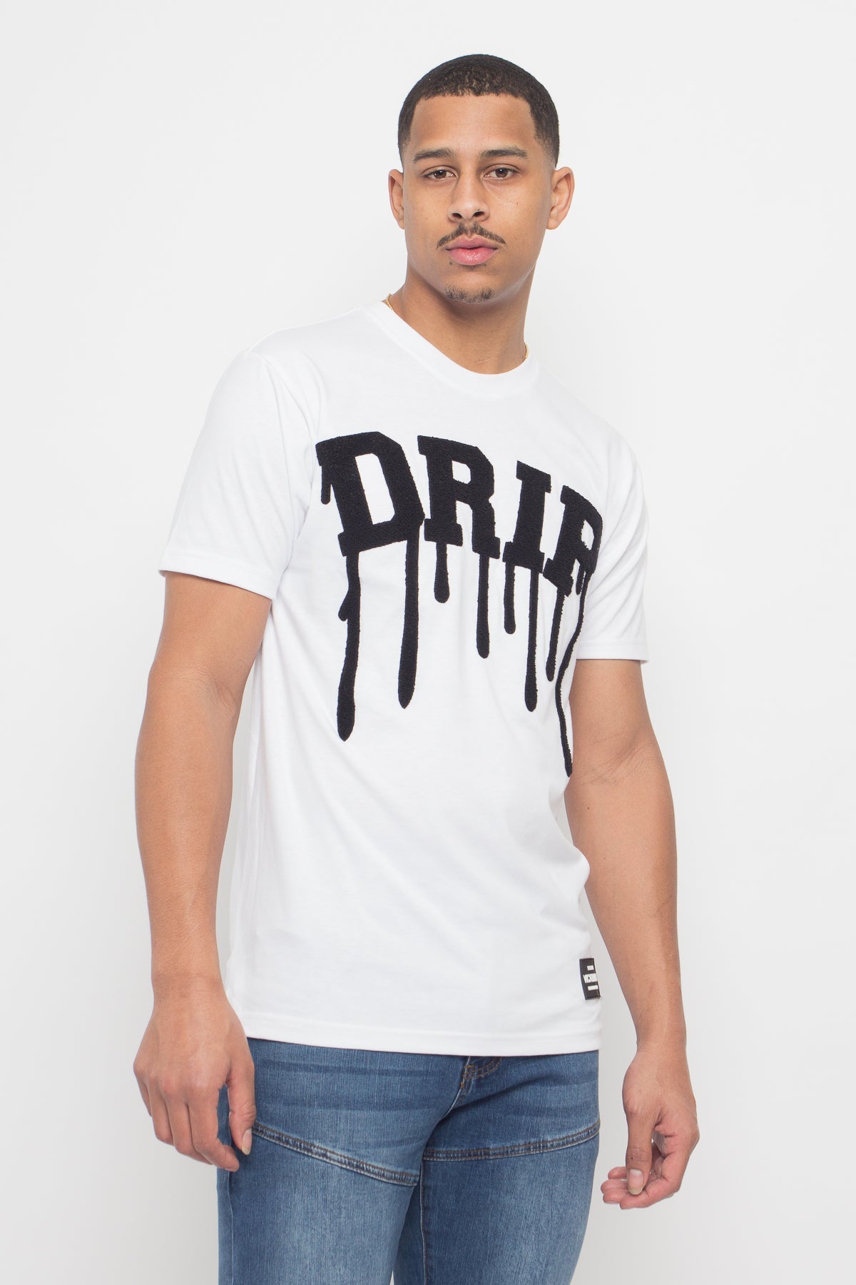Chenille Patch Drip T-Shirt