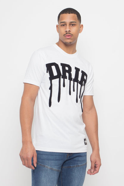 Chenille Patch Drip T-Shirt