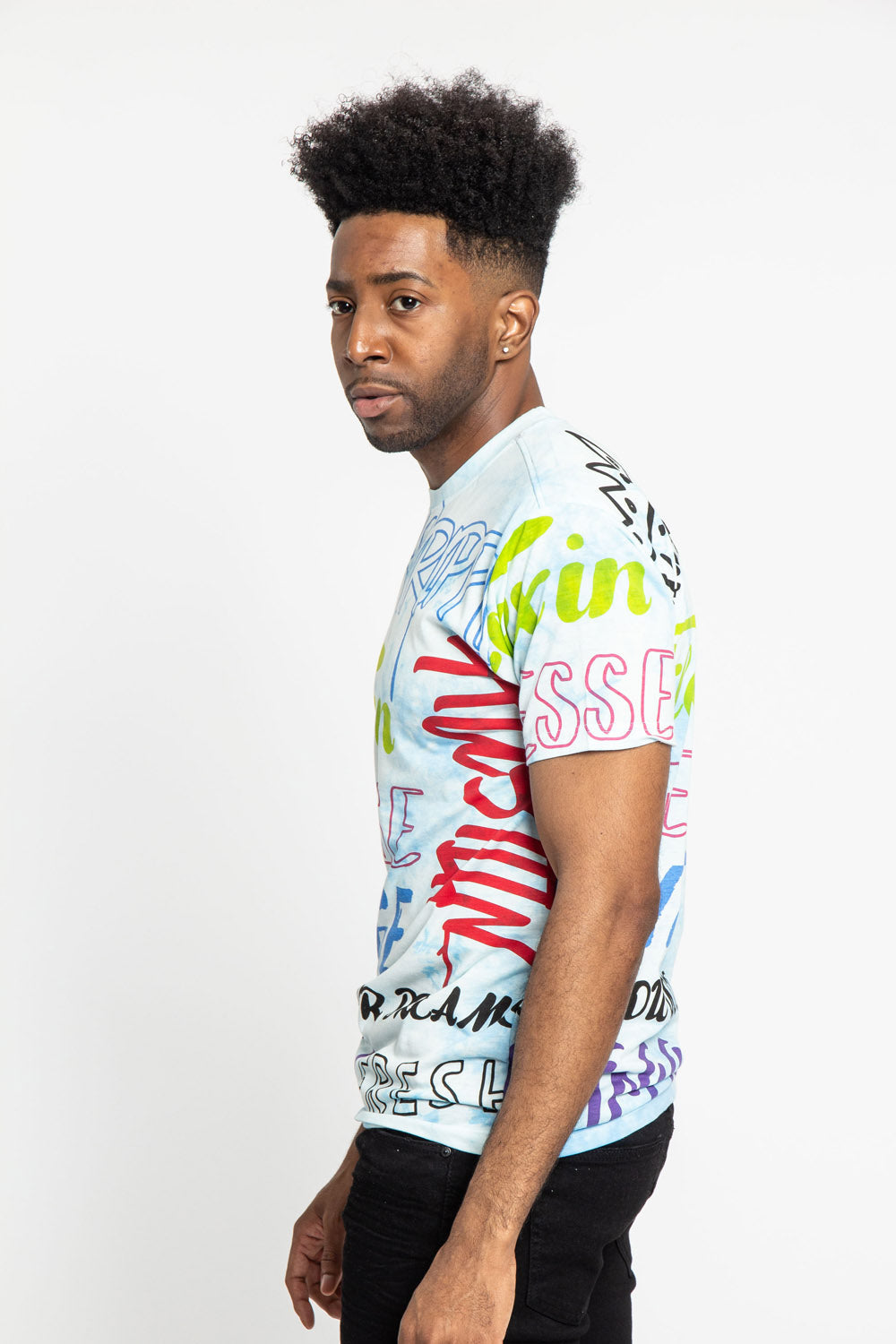 Tie Dye Graffiti T-Shirt