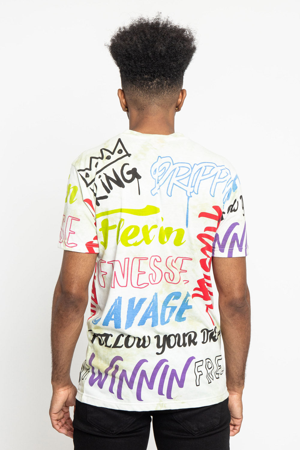 Tie Dye Graffiti T-Shirt