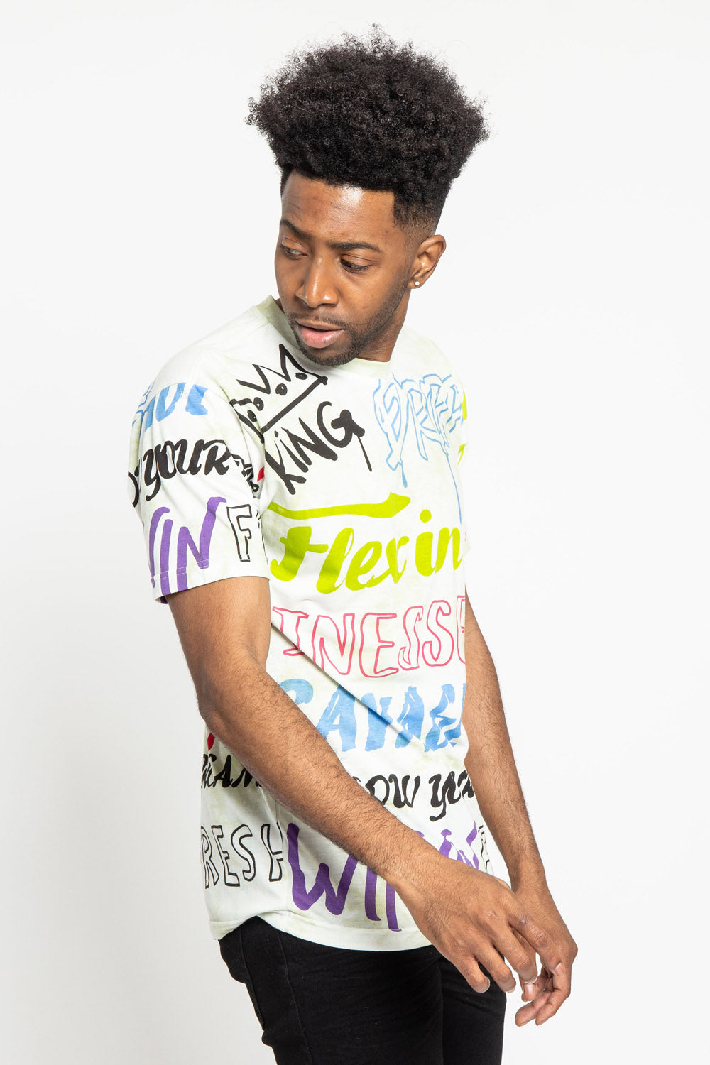 Tie Dye Graffiti T-Shirt