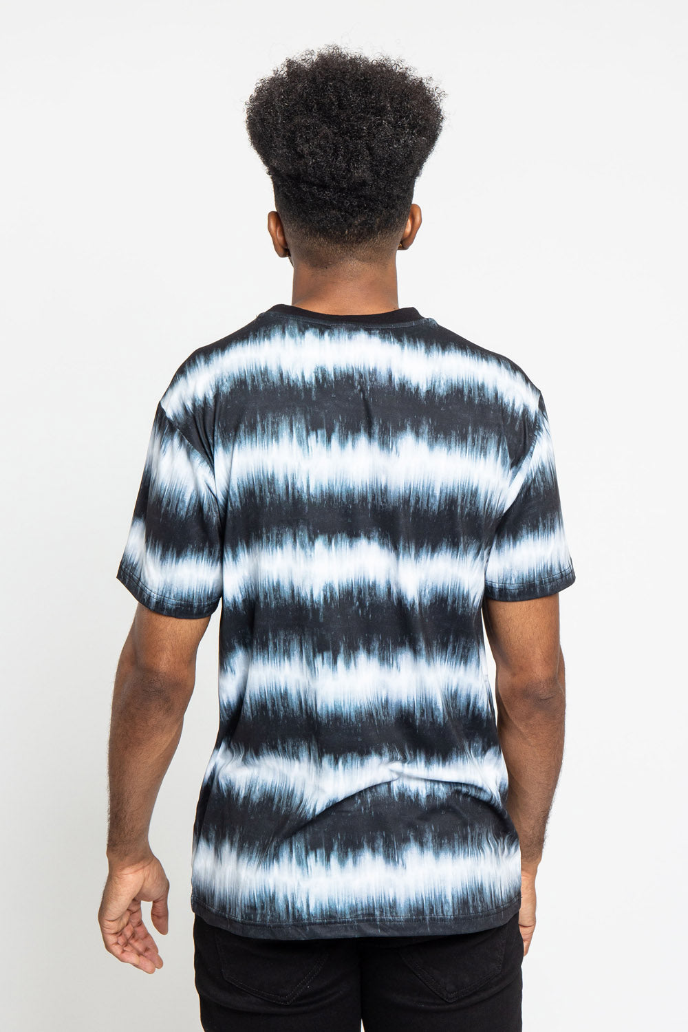 Horizontal Stripe Dyed Tiger T-Shirt