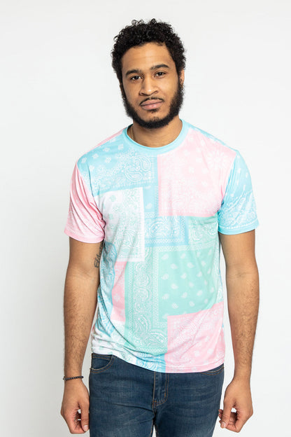 Multi Color Bandana T-Shirt