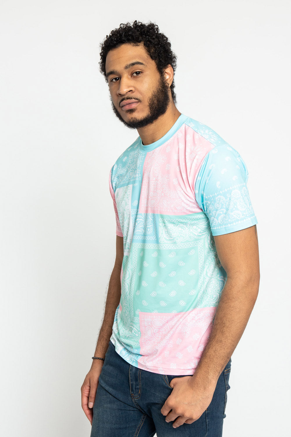 Multi Color Bandana T-Shirt
