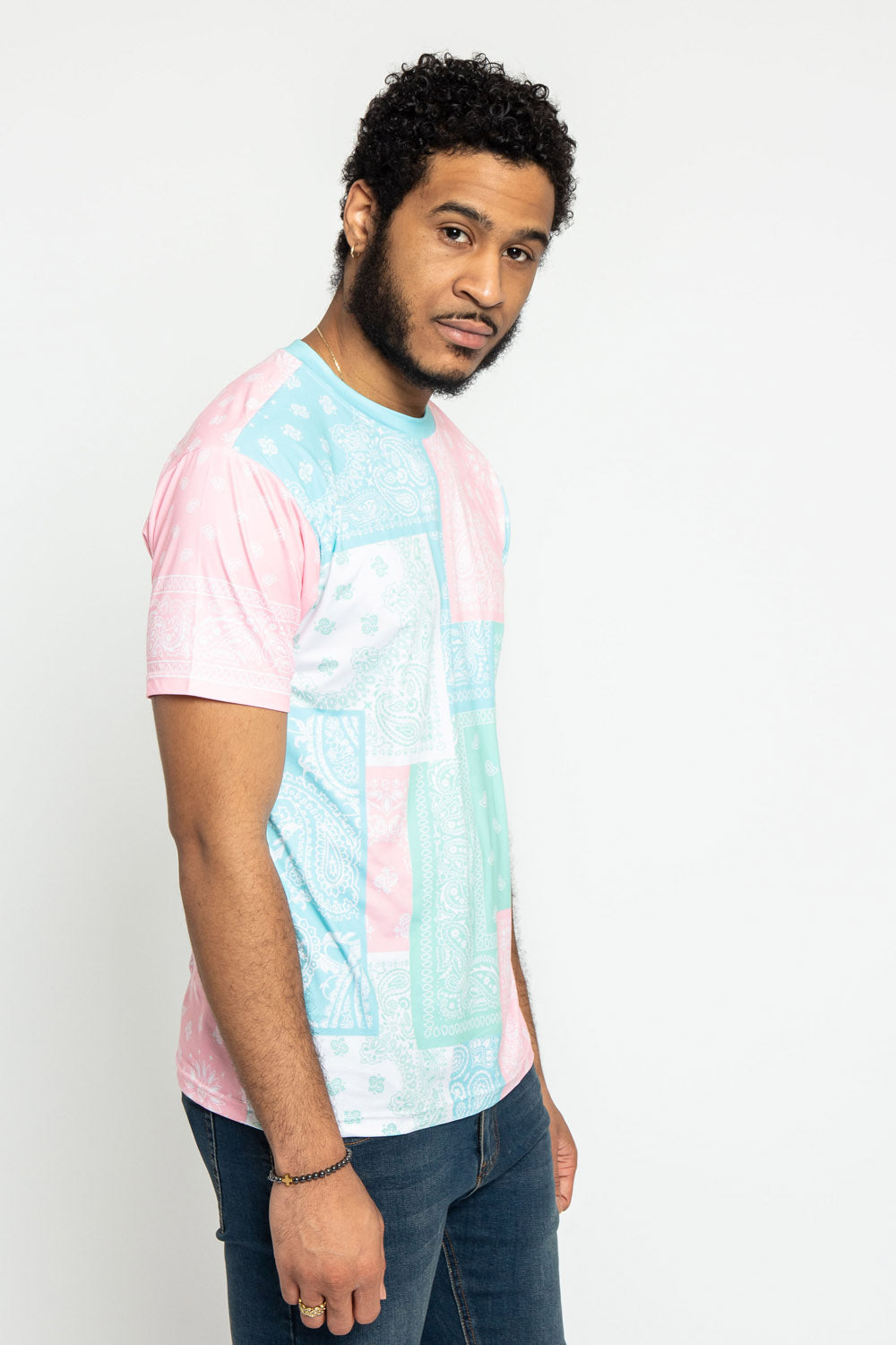 Multi Color Bandana T-Shirt