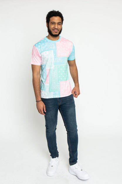 Multi Color Bandana T-Shirt