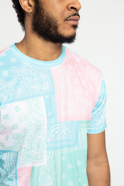 Multi Color Bandana T-Shirt