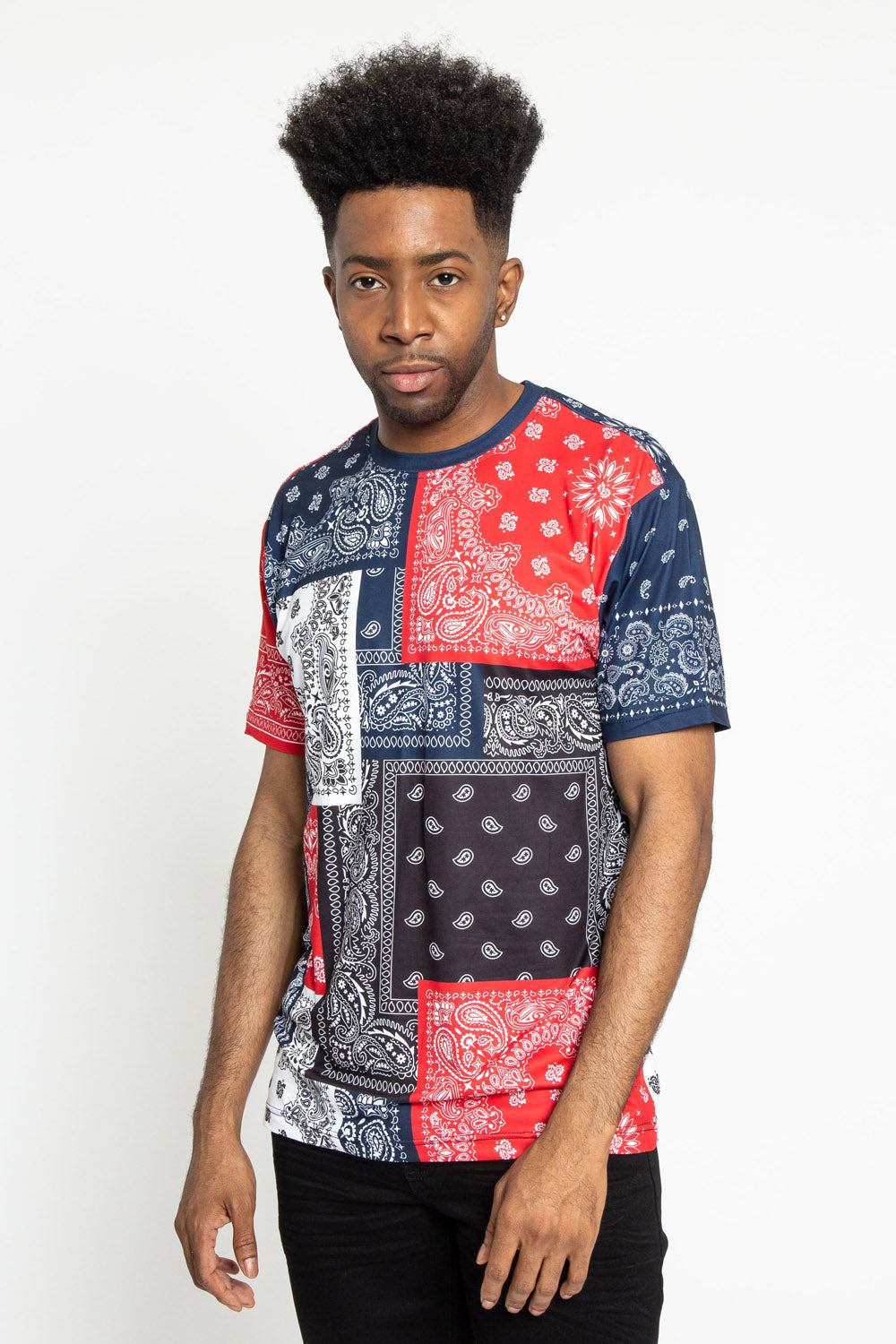 Multi Color Bandana T-Shirt
