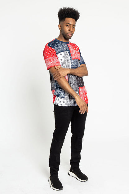 Multi Color Bandana T-Shirt