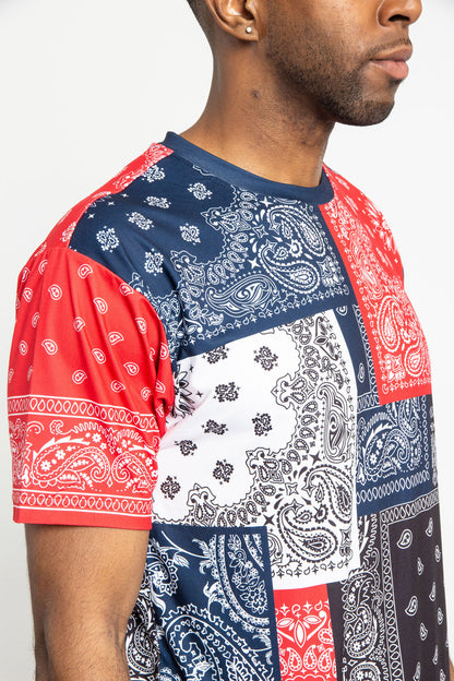 Multi Color Bandana T-Shirt