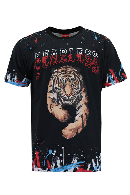 Fearless Tiger Graffiti T-Shirt