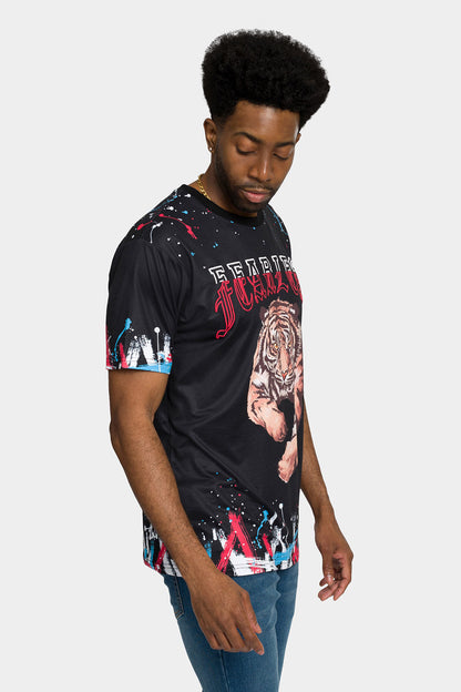 Fearless Tiger Graffiti T-Shirt