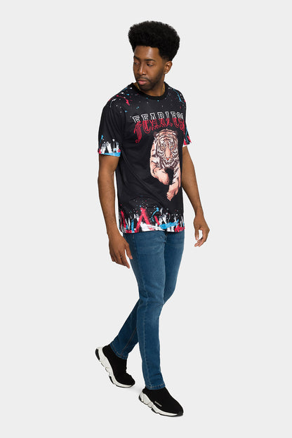 Fearless Tiger Graffiti T-Shirt