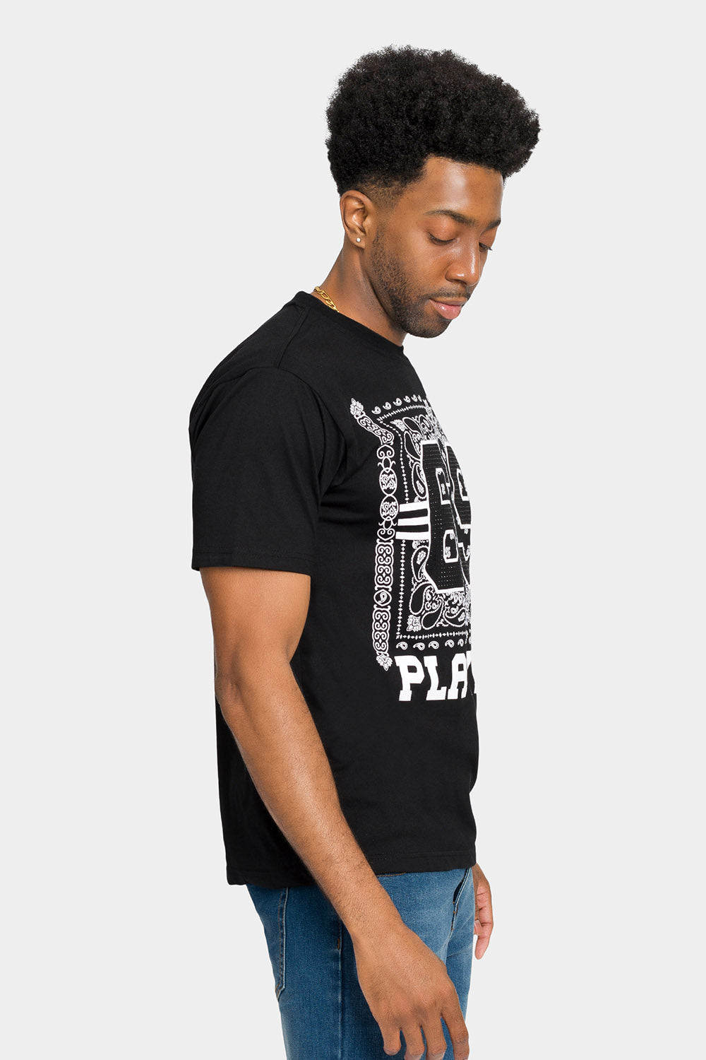 Rhinestone Studded 69 Playerz T-Shirt