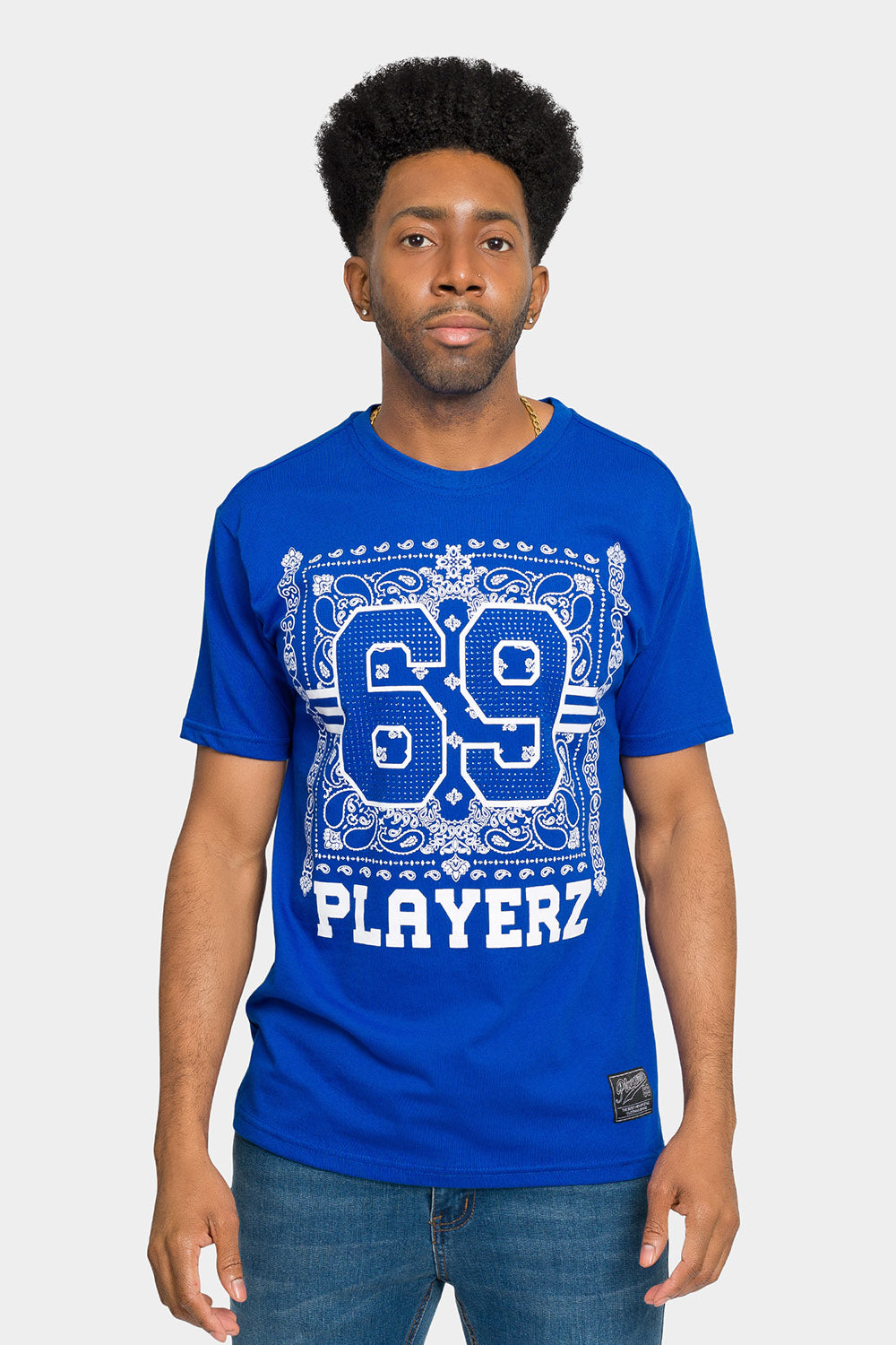 Rhinestone Studded 69 Playerz T-Shirt