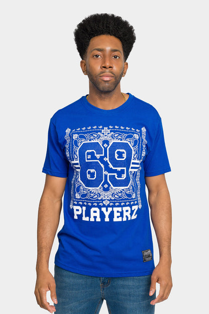 Rhinestone Studded 69 Playerz T-Shirt