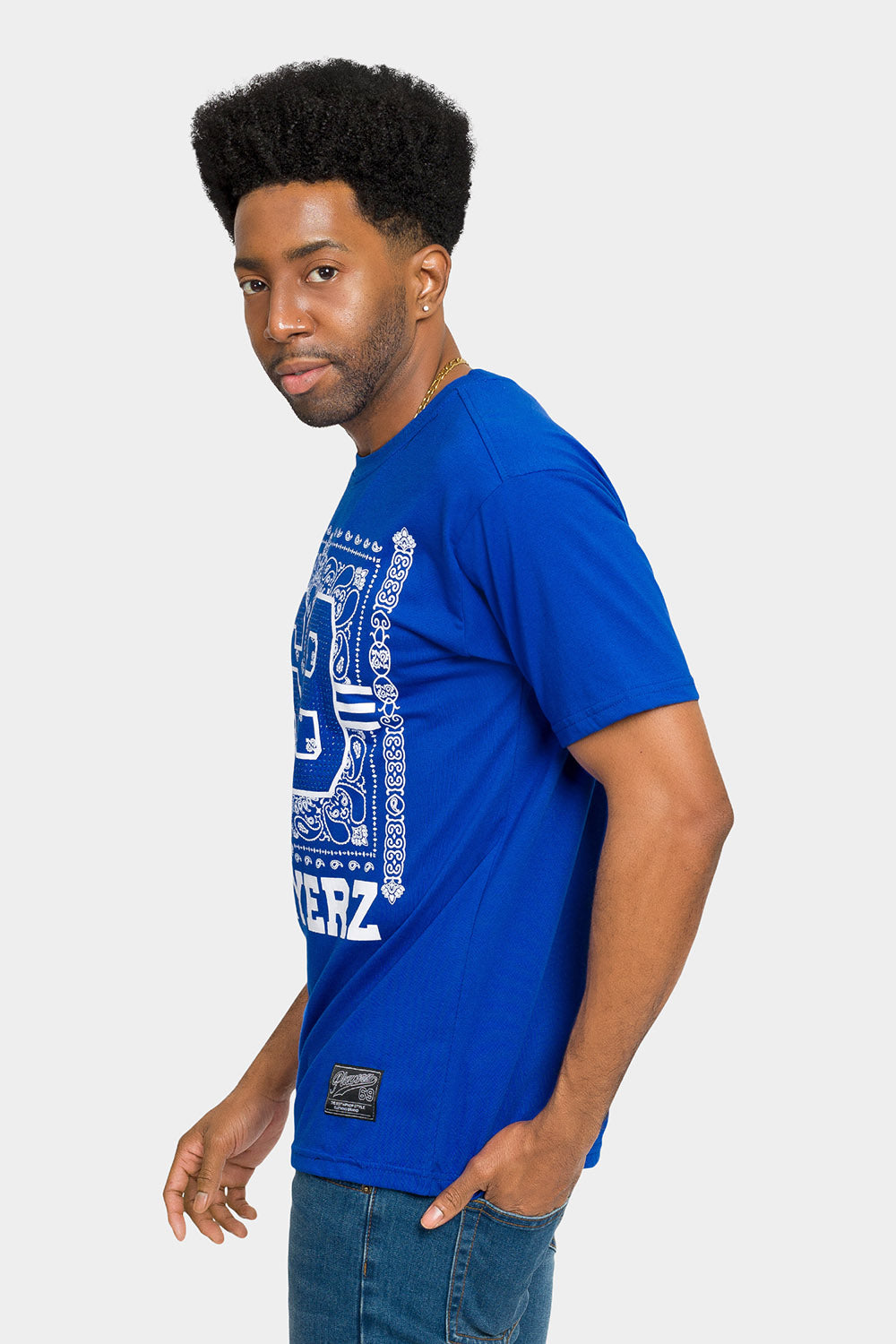 Rhinestone Studded 69 Playerz T-Shirt