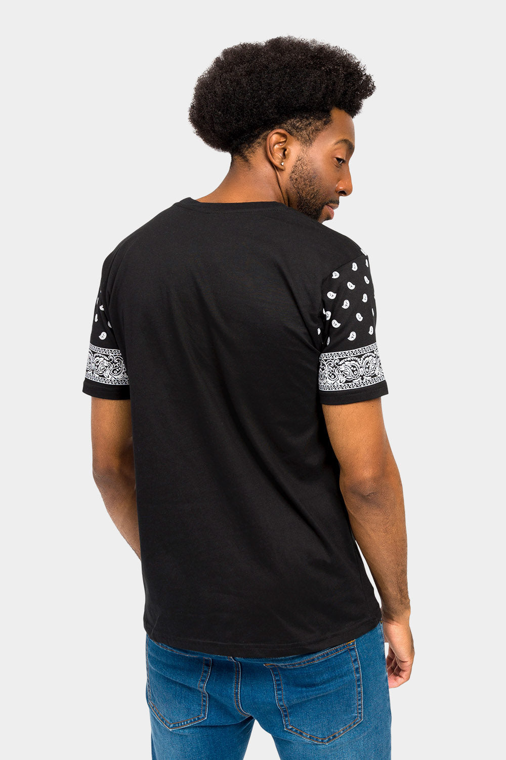 Number 23 Bandana Paisley Print T-Shirt