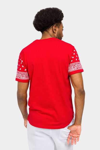 Number 23 Bandana Paisley Print T-Shirt