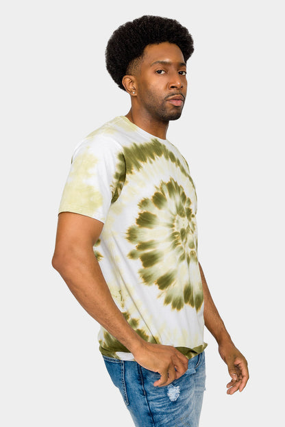 Pastel Spiral Tie Dye Cotton Shirt