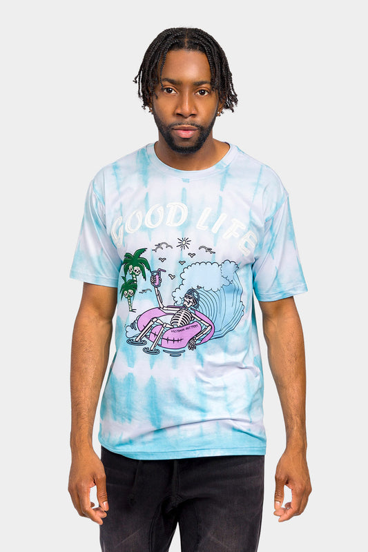 Skeleton Party Tie Dye T-Shirt